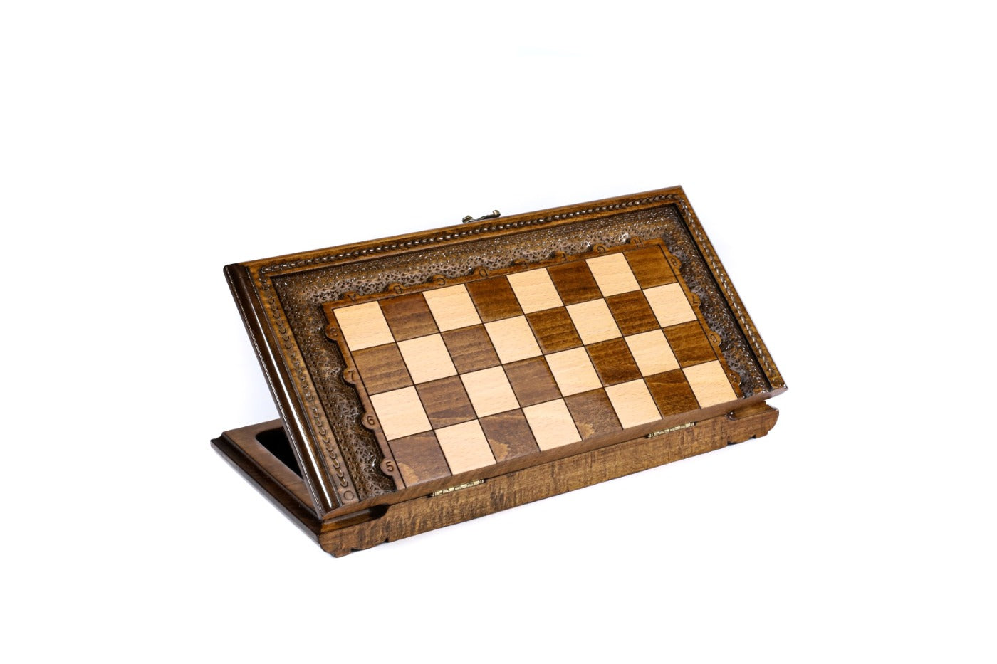 Classic Carved Chess Set – Wooden Chess Set 15.6" - Unumperfectus