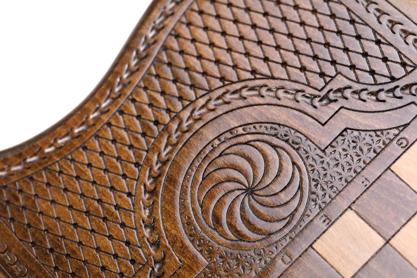 Backgammon Board - Ornamental Heritage - Unumperfectus