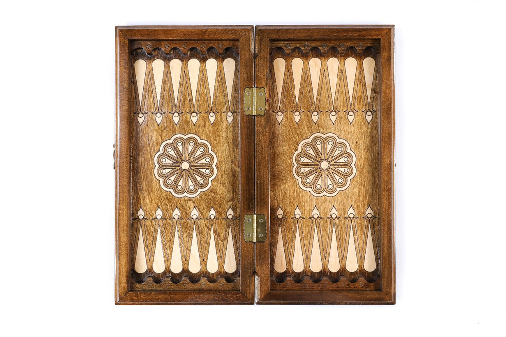 Armenian Wooden Backgammon Board Hayastan 15.6" | 40 cm