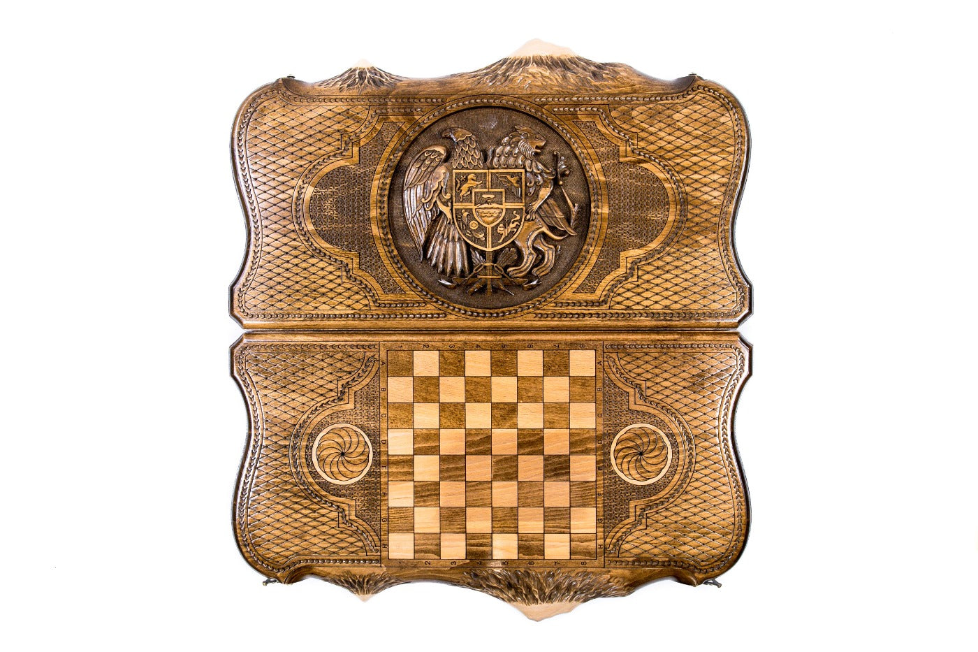 Backgammon Board - Coat of Arms of Armenia - Unumperfectus