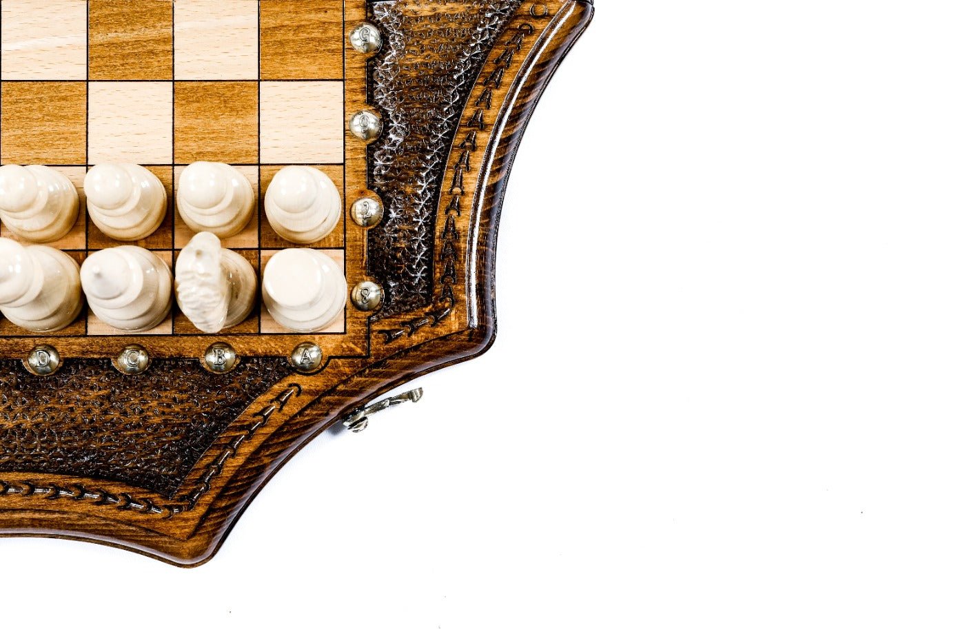 Luxury Star Shaped Chess Set Wooden Designer Board - Unumperfectus