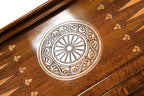 Coat of Arms of the Russian Federation backgammon board - carrying case and accessories