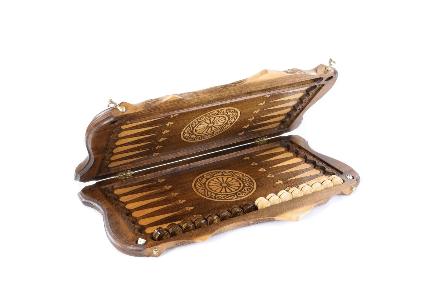 Backgammon Board - Ornamental Snowflake