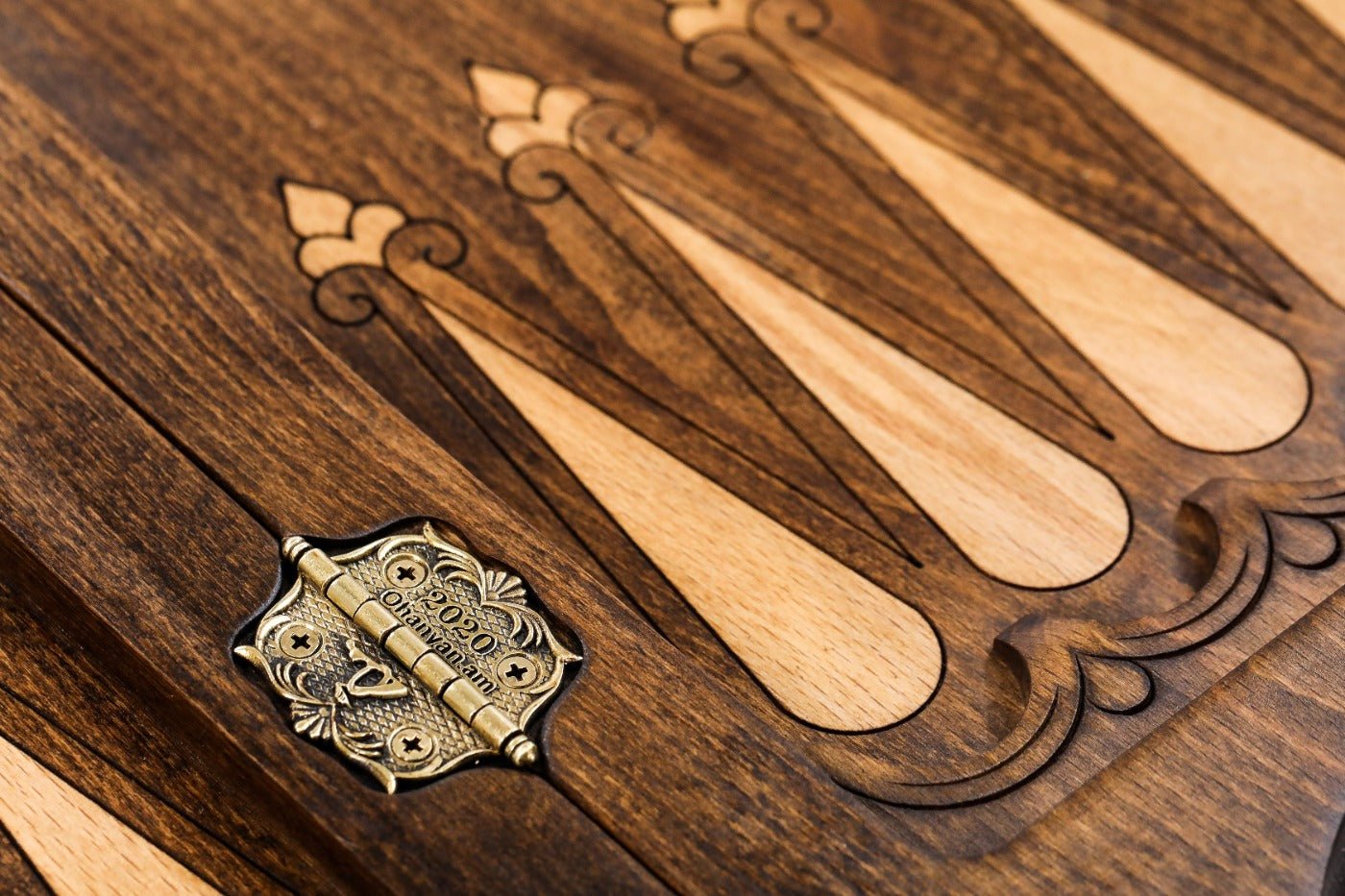 Backgammon Board - Ornamental Snowflake - Unumperfectus