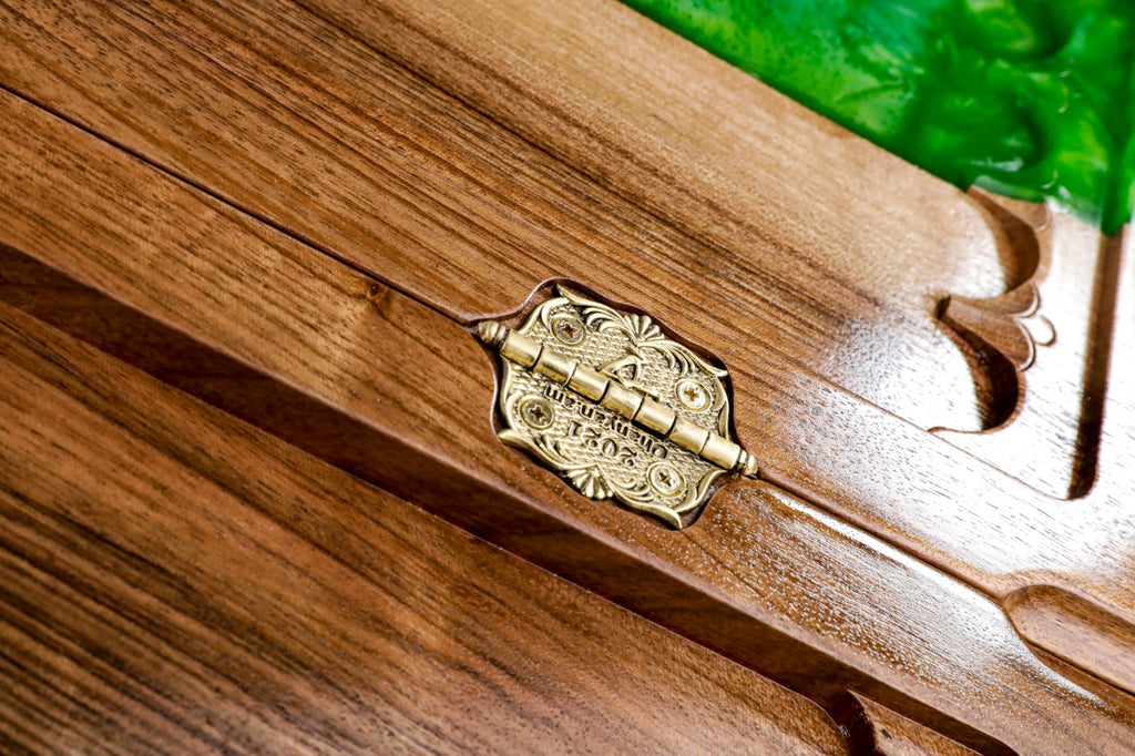 Backgammon Board - River Epoxy Two-Sided - Unumperfectus
