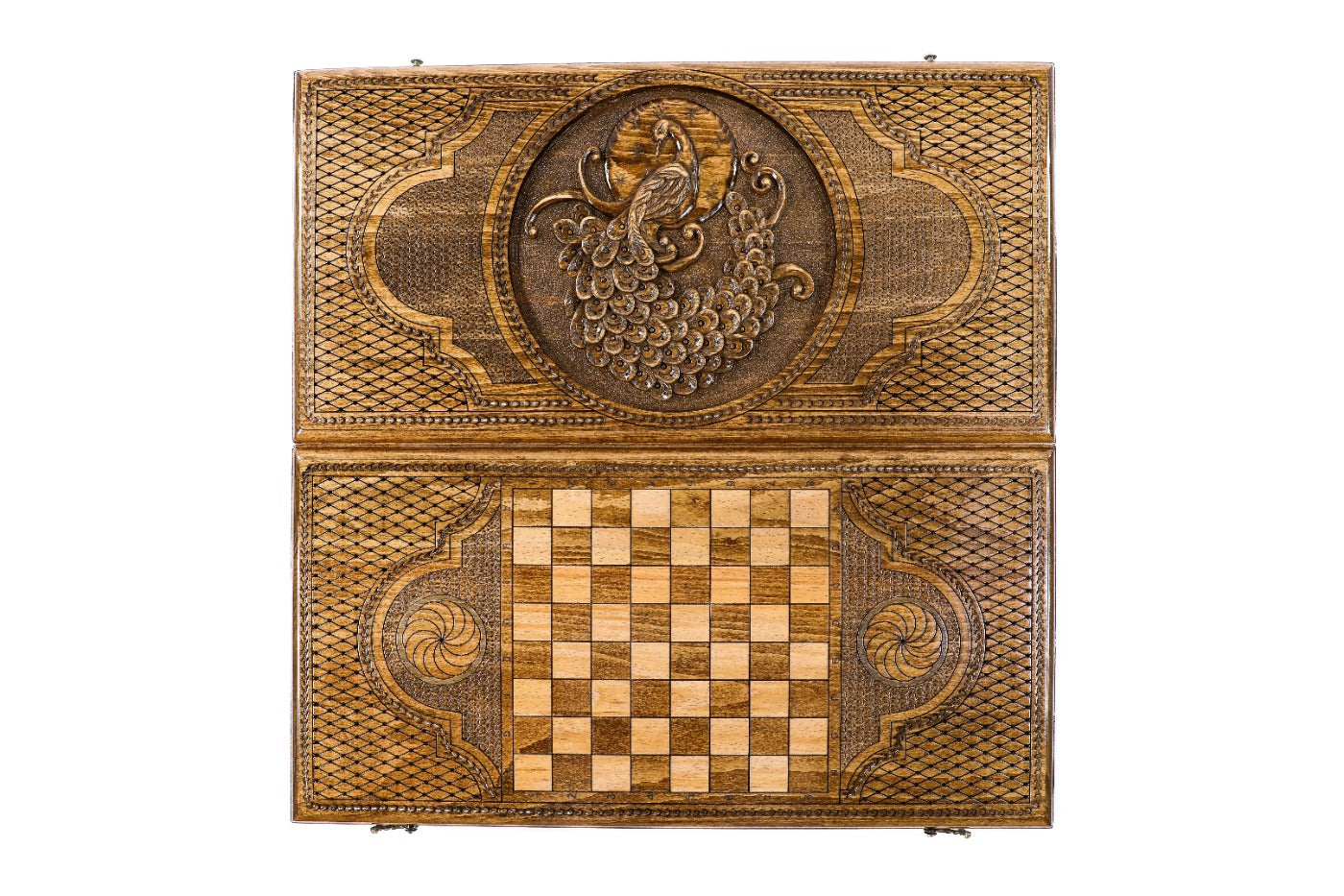 Backgammon Board - Peacock Majesty