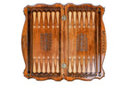 Designer Border backgammon board - carrying case and accessories