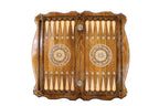Scorpio Zodiac Sign backgammon board - side profile showing the craftsmanship