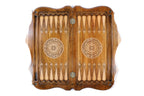 Khor Virap Monastery backgammon board - detail of the wood grain and finish