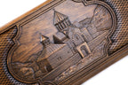 Artsakh Gandzasar Monastery backgammon board - side profile showing the craftsmanship