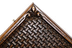 Mount Ararat Design backgammon board - playing pieces and dice arranged on the board