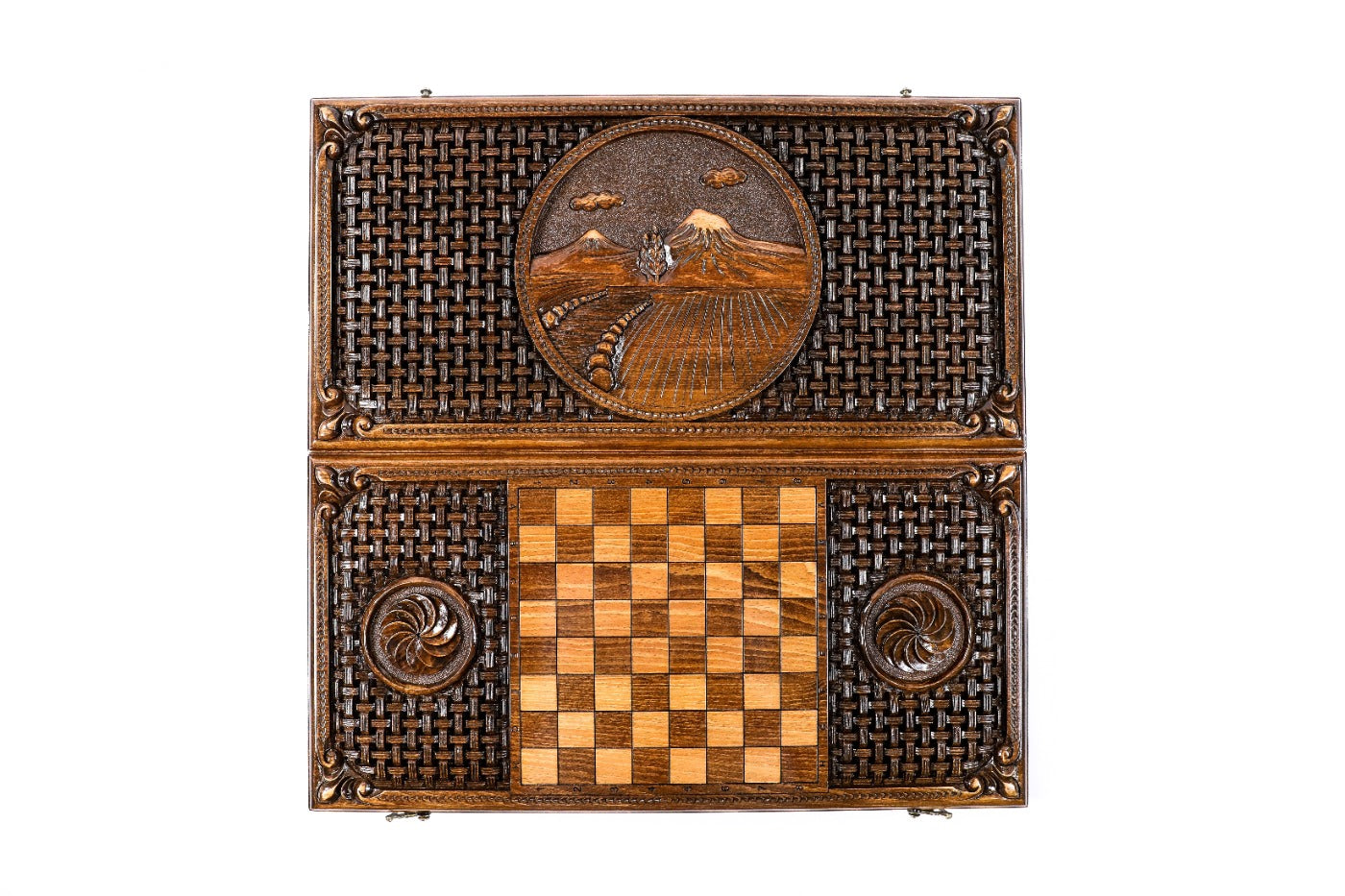 Backgammon Board - Mount Ararat Wooden Design