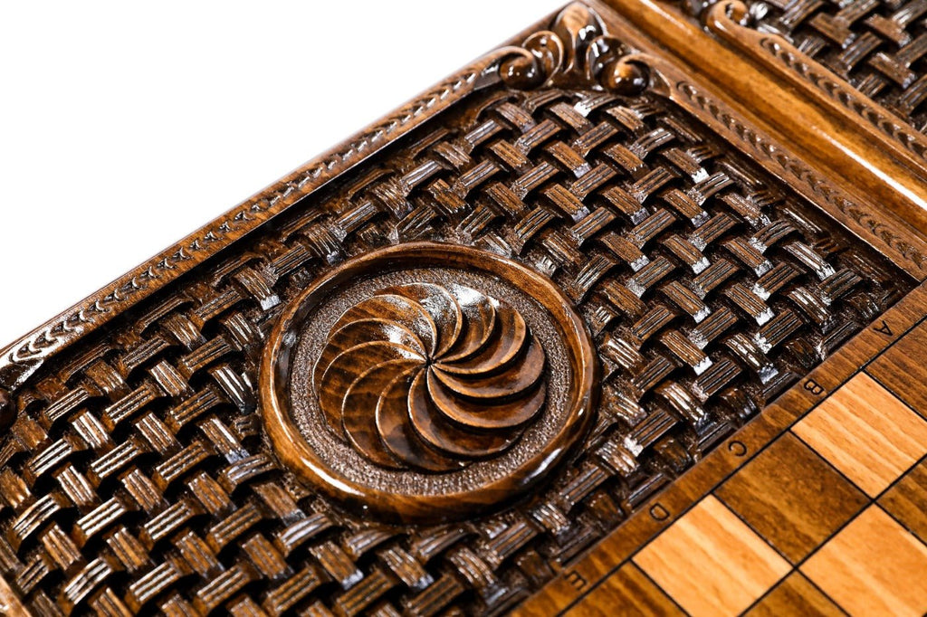 Backgammon Board - Pomegranate & Grapes - Unumperfectus