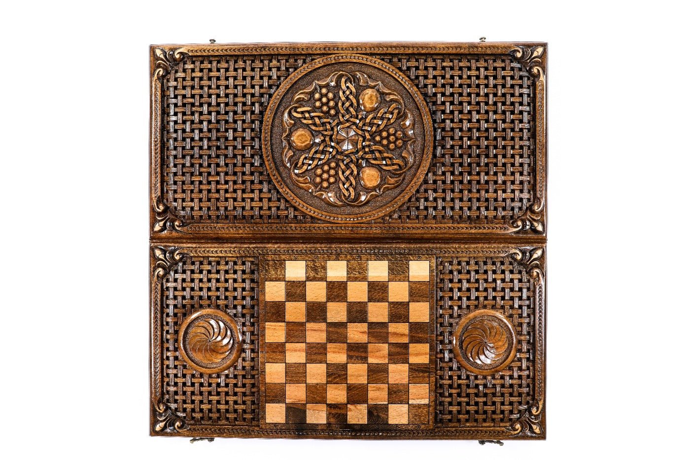 Backgammon Board - Pomegranate & Grapes - Unumperfectus
