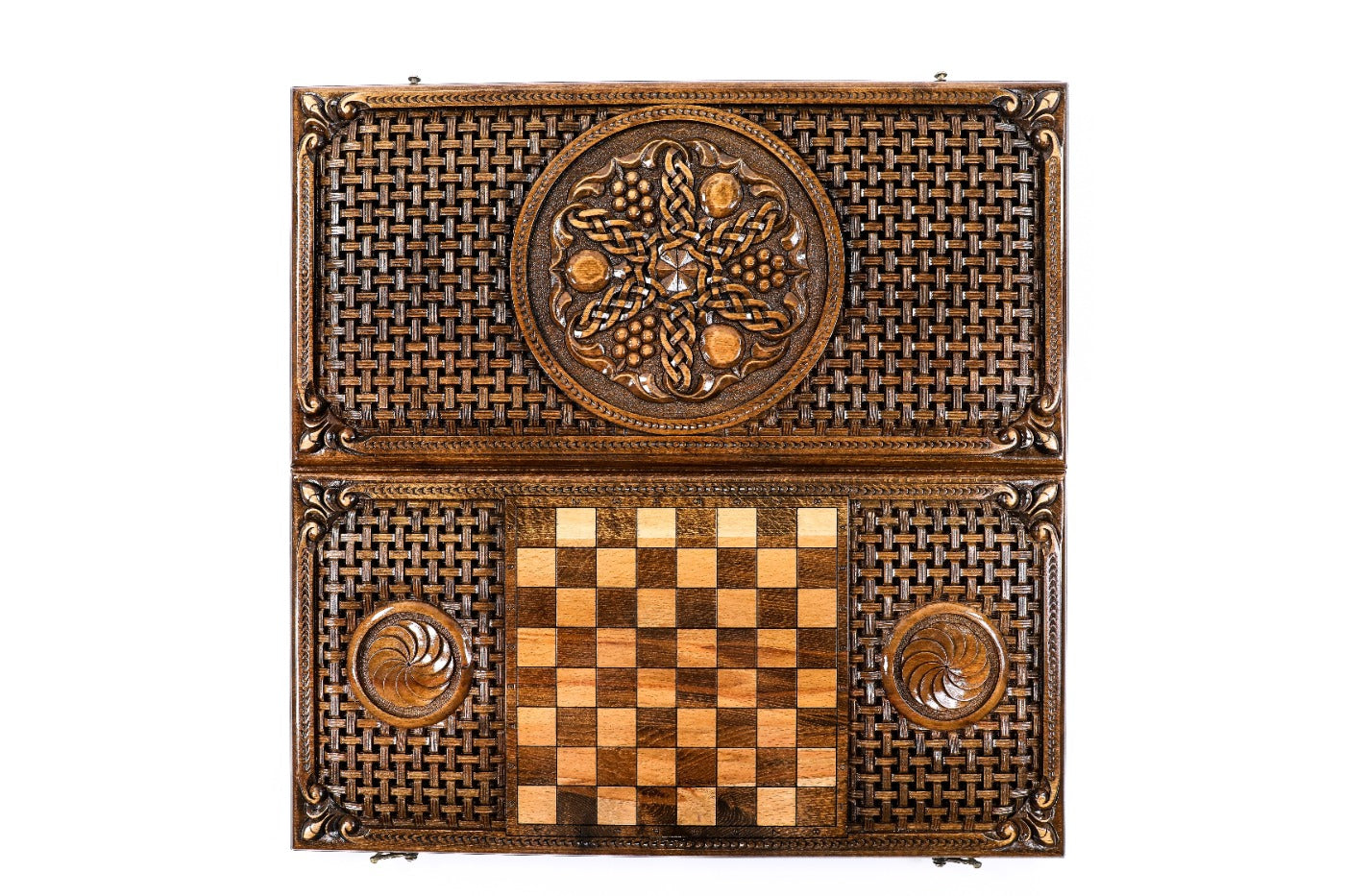 Backgammon Board - Pomegranate & Grapes