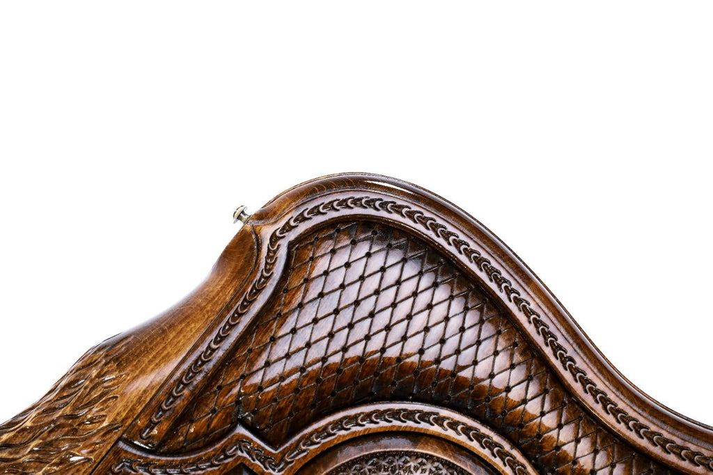 Backgammon Board - Ornamental Motif Wooden Design - Unumperfectus