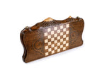 Mother See of Holy Etchmiadzin backgammon board in wood by Hrachya Ohanyan