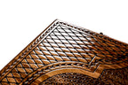 Classic Eternity backgammon board - close-up of the carved design