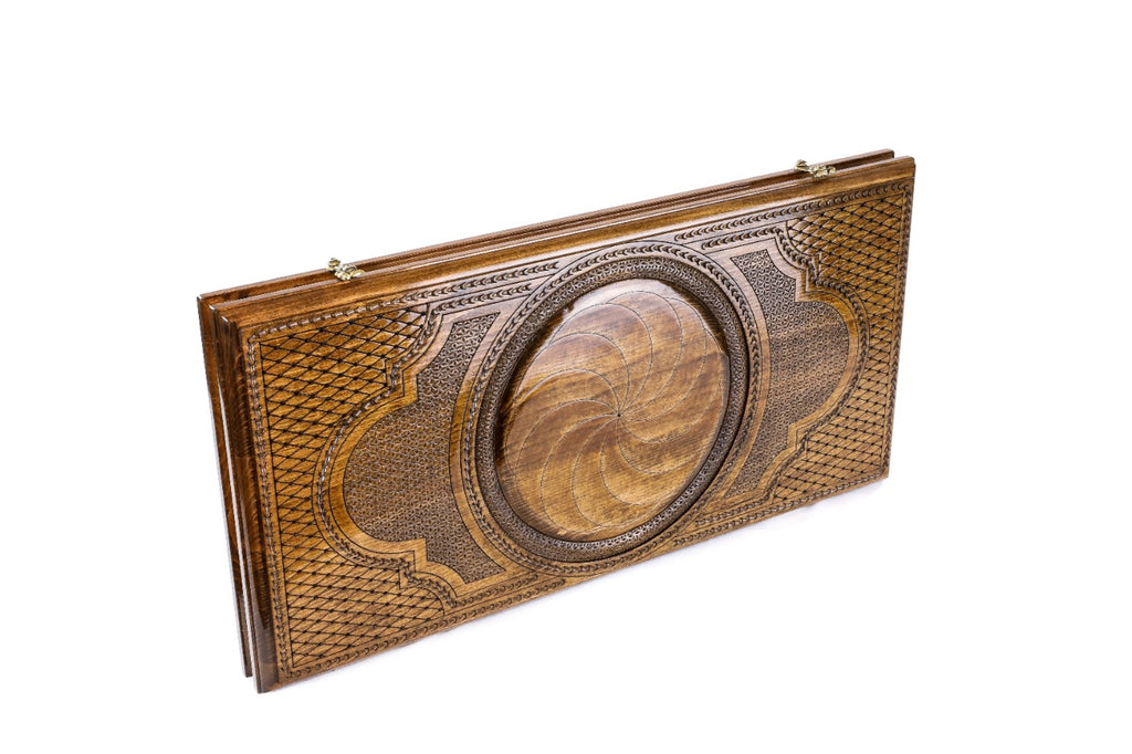 Classic Eternity Wooden Backgammon Board - Unumperfectus