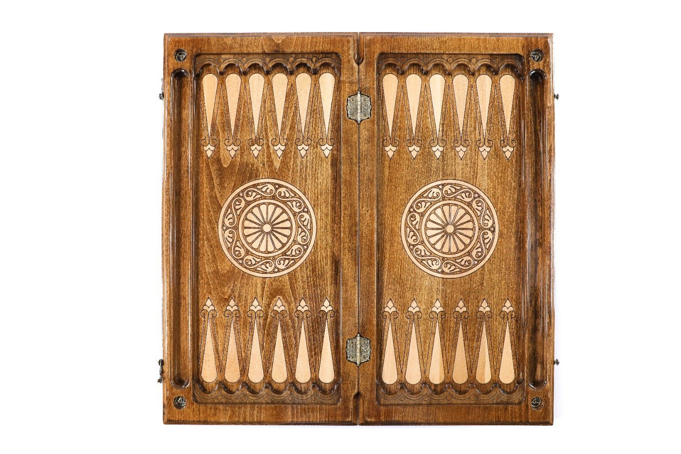 Classic Eternity Wooden Backgammon Board - Unumperfectus