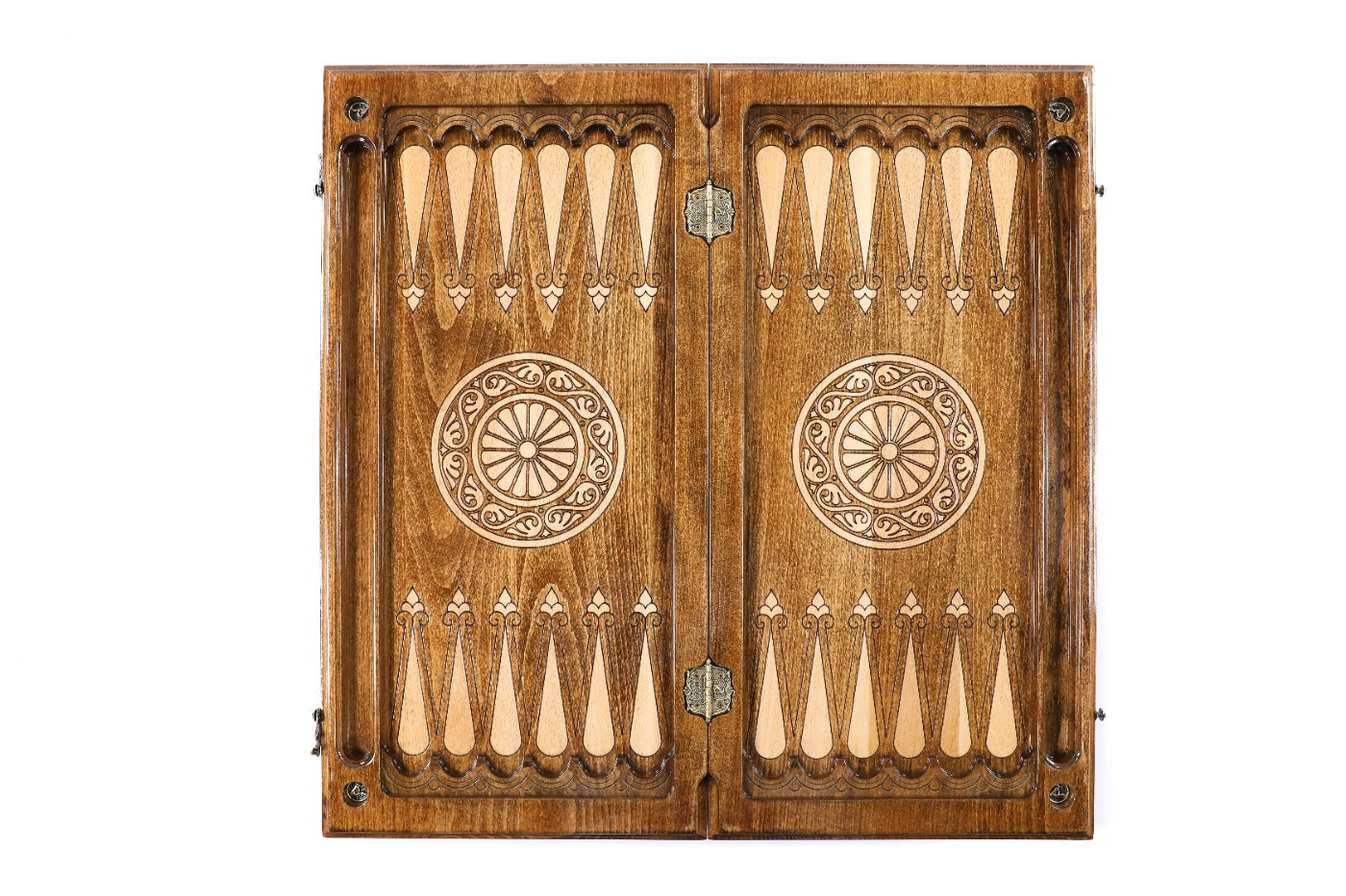 Classic Eternity Wooden Backgammon Board - Unumperfectus