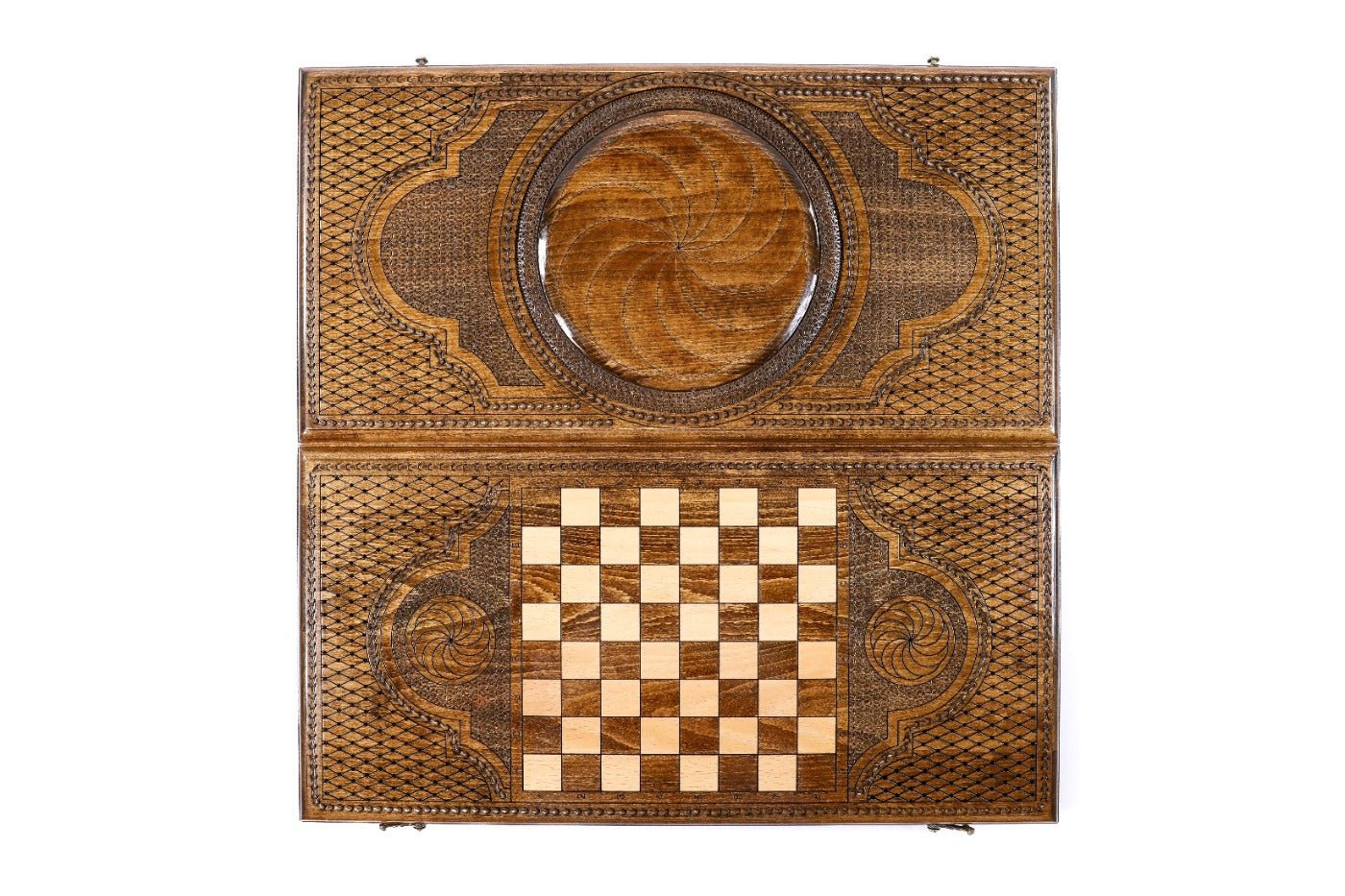 Classic Eternity Wooden Backgammon Board - Unumperfectus