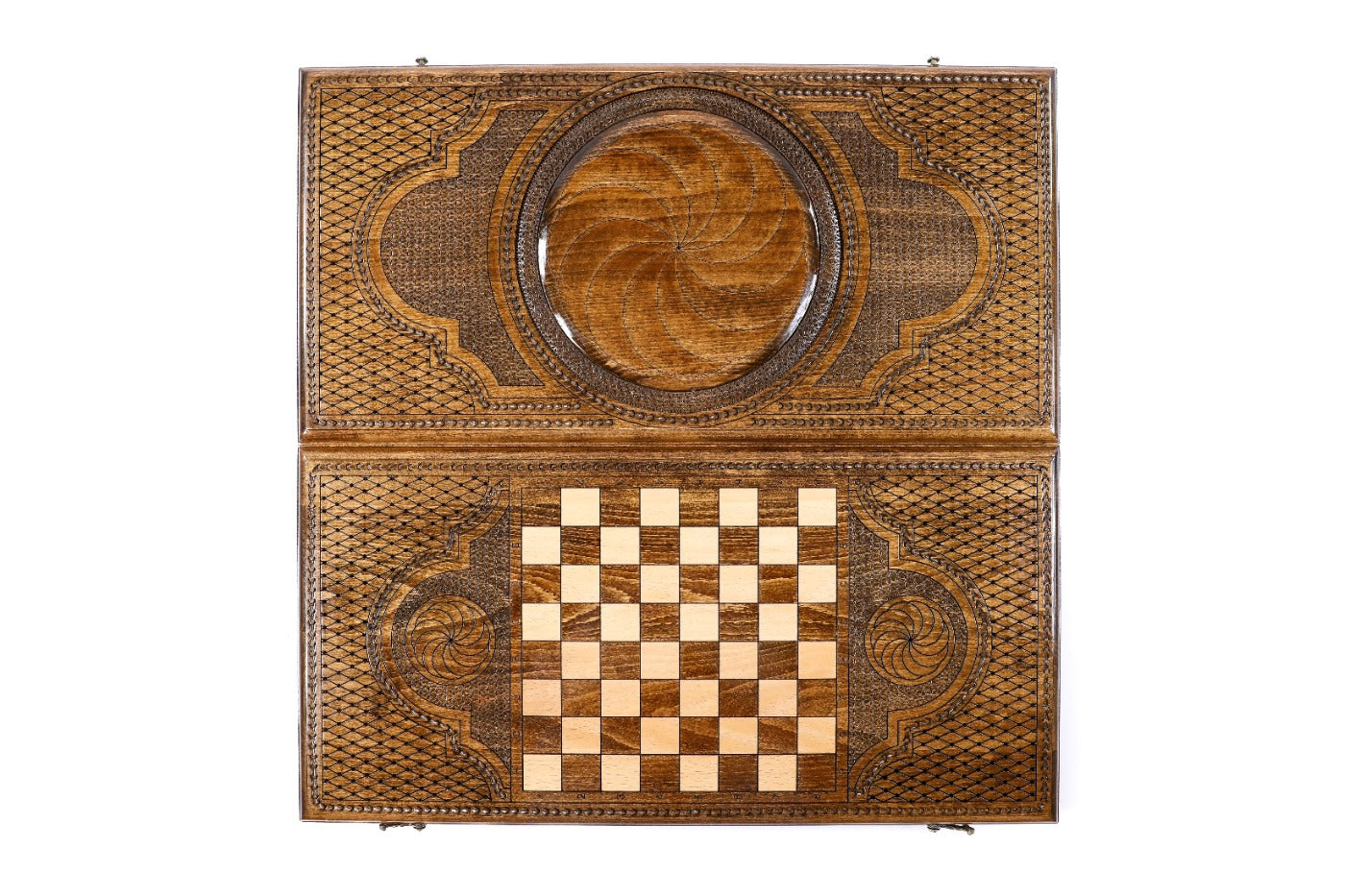 Classic Eternity Wooden Backgammon Board - Unumperfectus