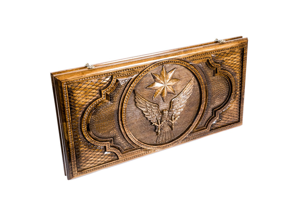 Backgammon Board - Eagle & Octagram - Unumperfectus