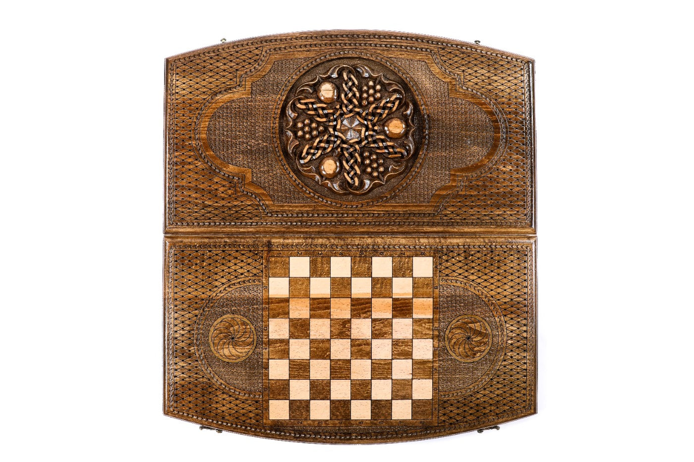 Backgammon Board - Pomegranate & Grapes - Unumperfectus
