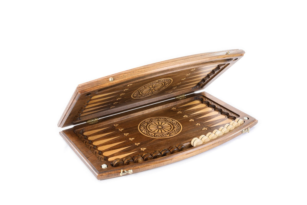 Backgammon Board - Coat of Arms of Armenia Arch-Style - Unumperfectus