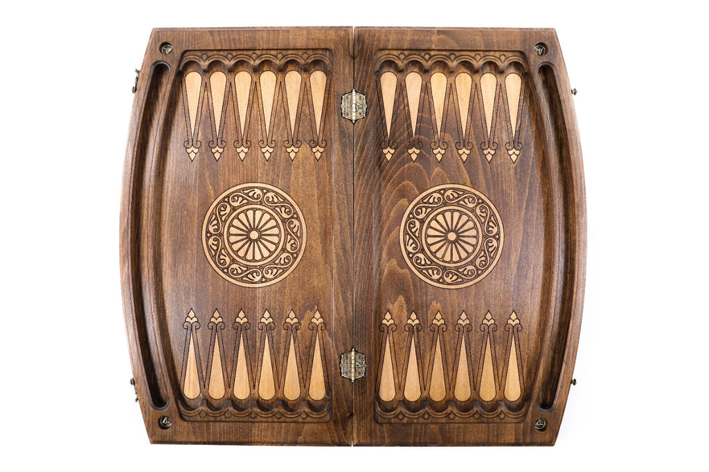 Backgammon Board - Coat of Arms of Armenia Arch-Style - Unumperfectus