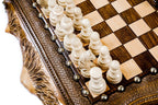 Mount Ararat Chess Set – Wooden Chess Set with Bronze Details