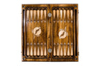 Geghard Monastery backgammon board - side profile showing the craftsmanship