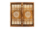 Armenian Ararat backgammon board - close-up of the carved design