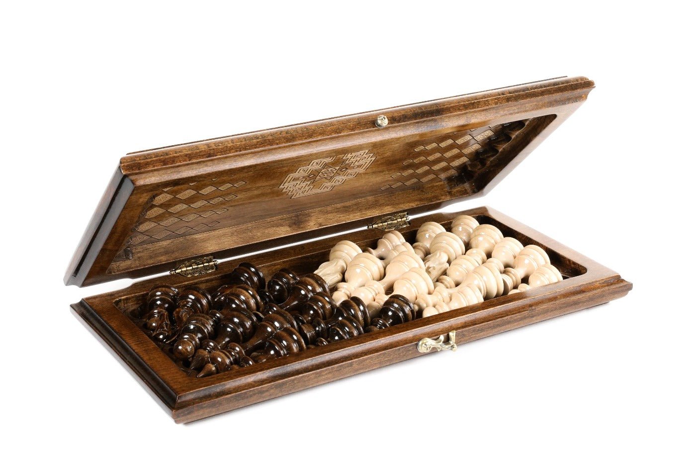 Chess Set & Backgammon Carpet Classic — 40 cm | 19.7" - Unumperfectus