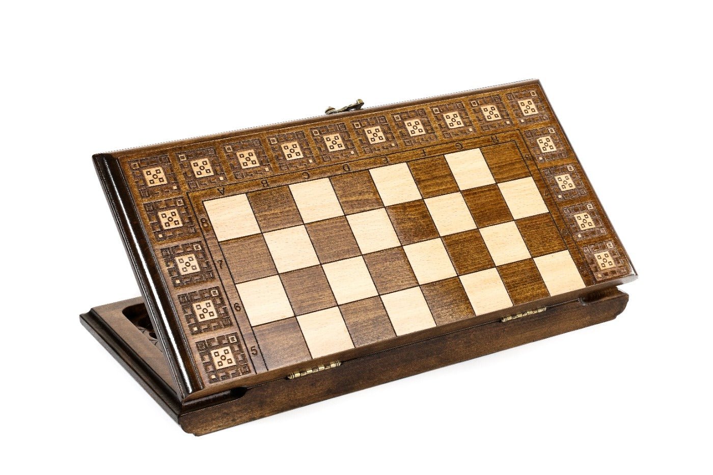 Chess Set & Backgammon Carpet Classic — 40 cm | 19.7" - Unumperfectus