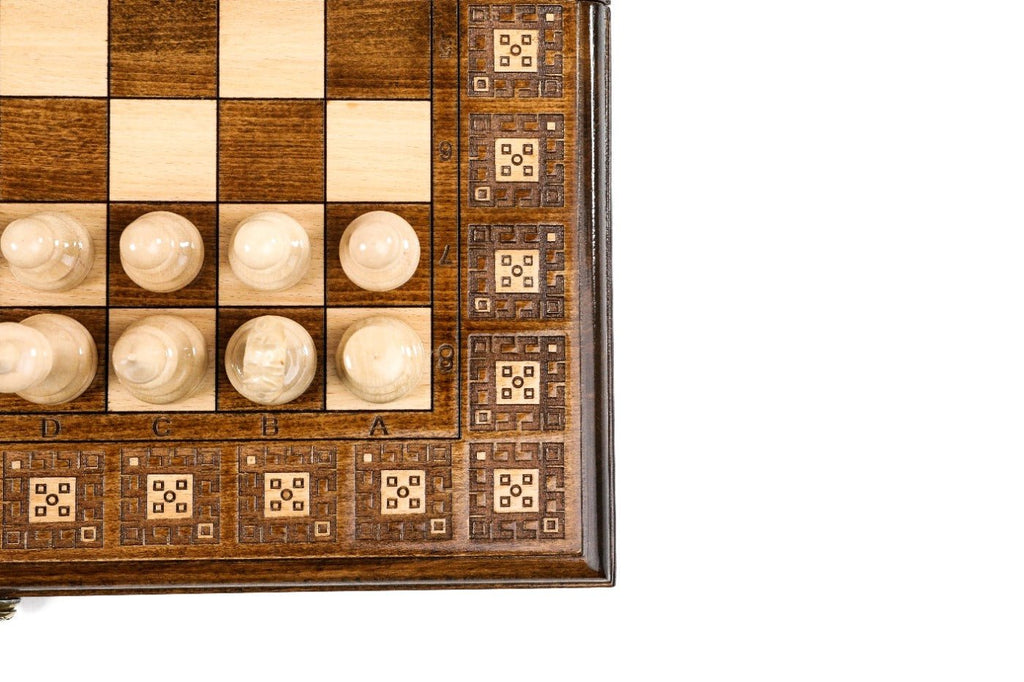 Chess Set & Backgammon Carpet Classic — 40 cm | 19.7" - Unumperfectus