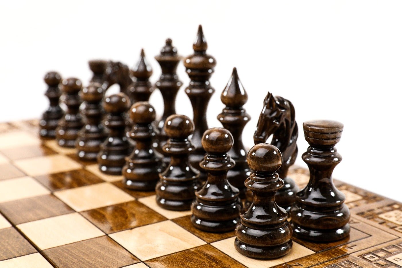 Chess Set & Backgammon Carpet Classic — 40 cm | 19.7" - Unumperfectus