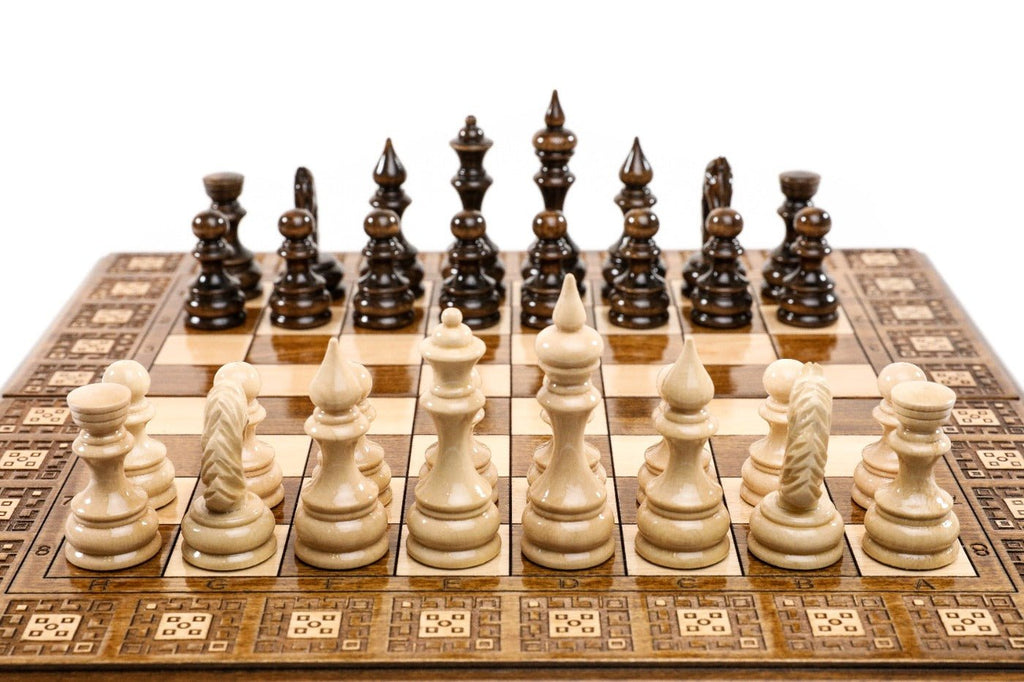 Chess Set & Backgammon Carpet Classic — 40 cm | 19.7" - Unumperfectus