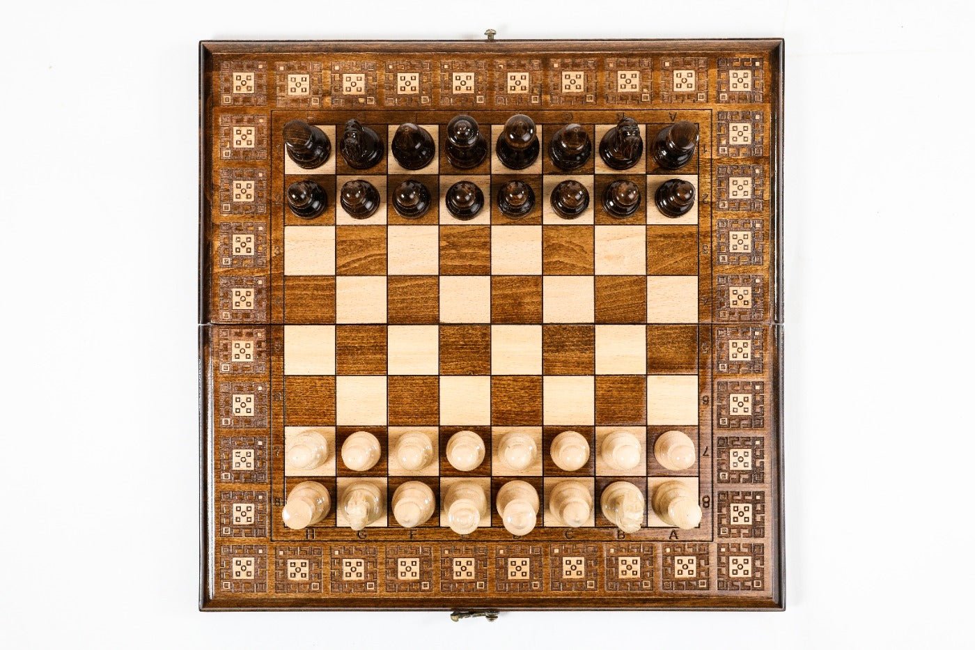 Chess Set & Backgammon Carpet Classic — 40 cm | 19.7" - Unumperfectus