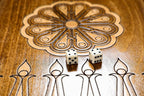 Ornamental Classic backgammon board - close-up of the playing surface