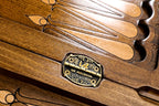 Ornamental Classic backgammon board - side profile showing the craftsmanship
