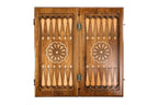 Ornamental Classic backgammon board - angled view