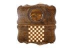 Eternity backgammon board in wood by Hrachya Ohanyan