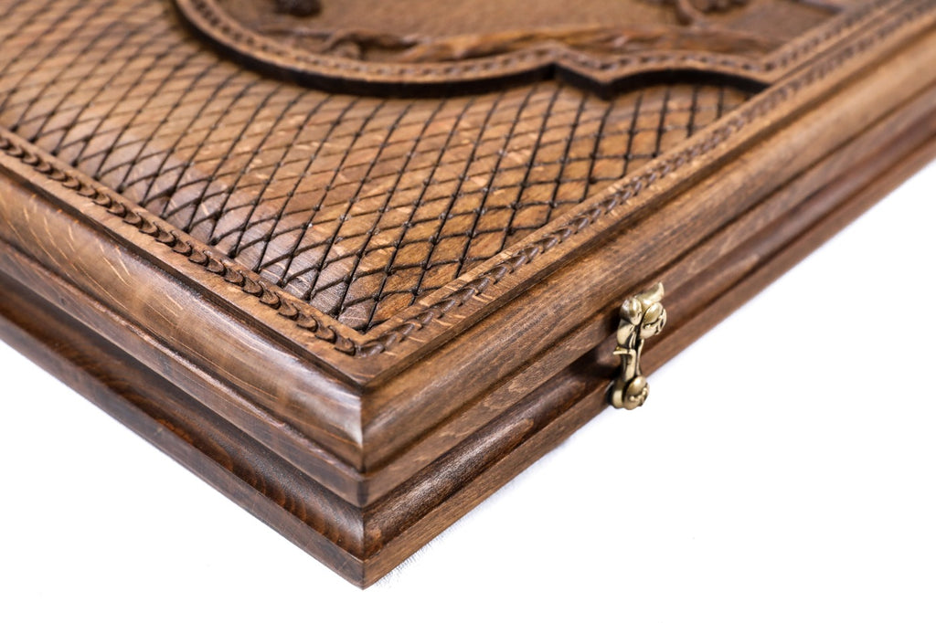 Backgammon Board - Peacock Majesty - Unumperfectus