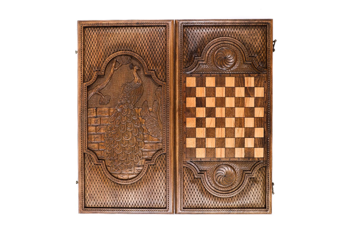 Backgammon Board - Peacock Majesty - Unumperfectus