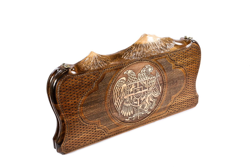 Backgammon Board - Coat of Arms of Armenia - Unumperfectus