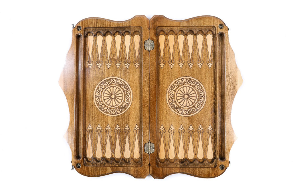 Backgammon Board - Pomegranate & Grapes - Unumperfectus