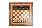Classic Ornaments chess set - side profile of the board
