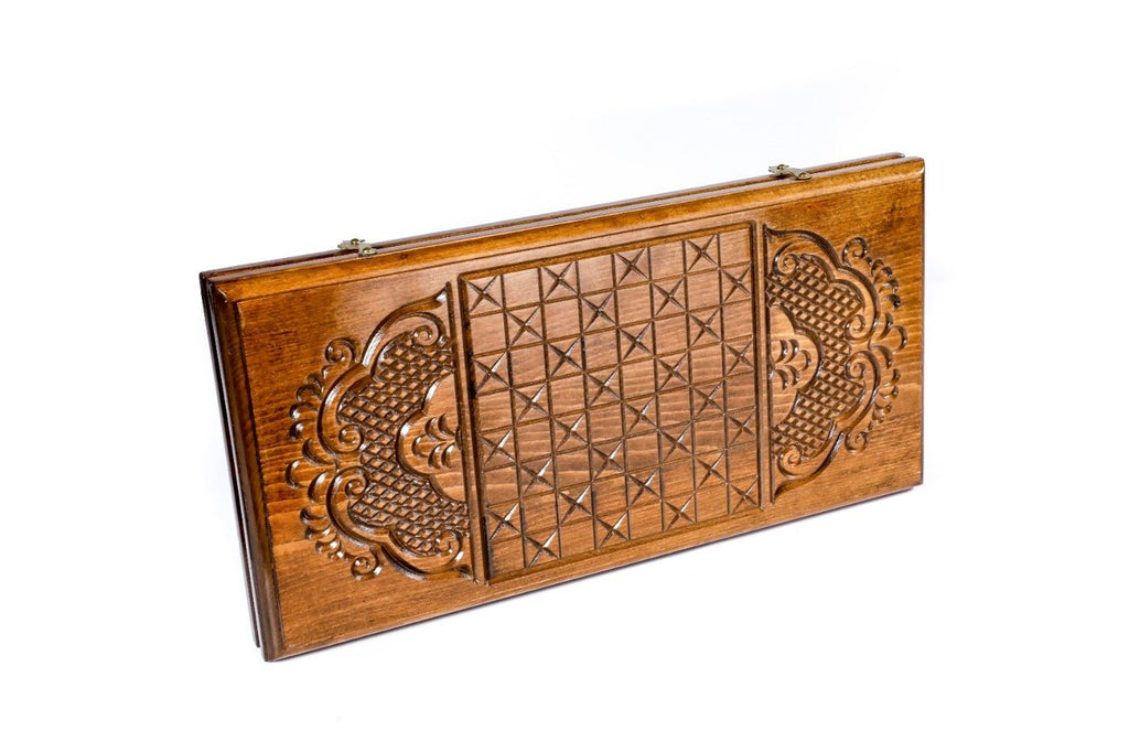 Ararat Wooden Backgammon Board Classic 19.7" | 50 cm - Unumperfectus